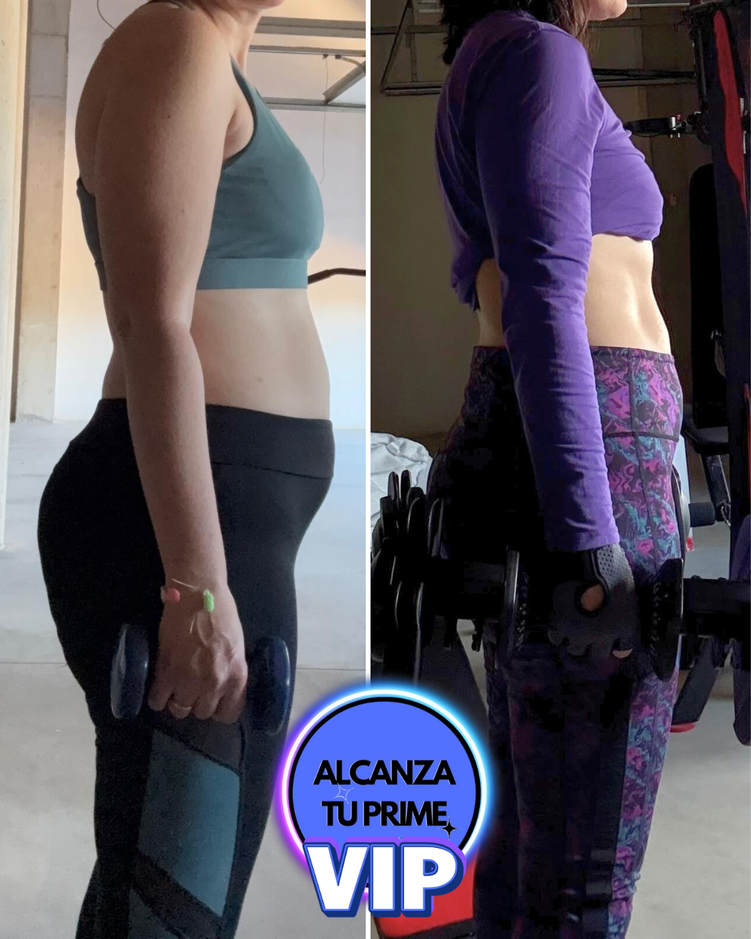 Cambio físico de Virginia — -10kg